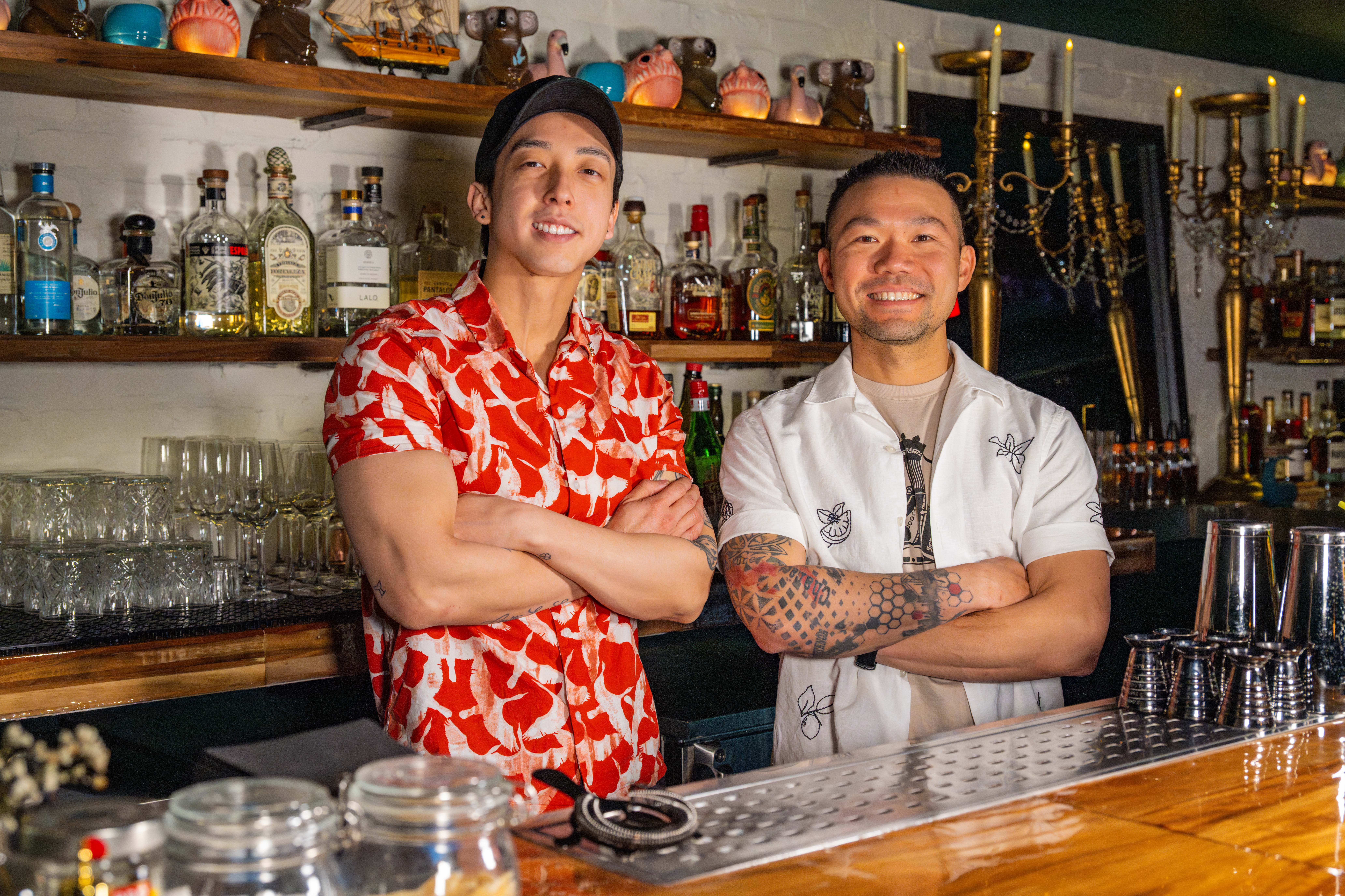 Evan Hosaka and Daniel Yang at White Whale